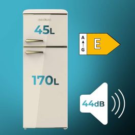 Cecotec frigorífico combinado beige 215 L Bolero CoolMarket 2D Origin 215 E