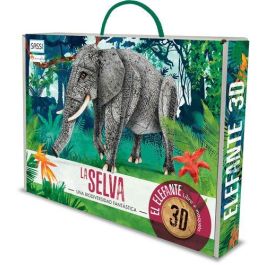 Puzle 3D Y Libro Sassi Manolito Books El Elefante 44 Piezas (+6 Años) Precio: 19.5. SKU: B1EN5CWN77