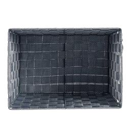 Cesta de Tela Conica con Asas Grande Gris Kipit 25x20.5x35 cm (12 Unidades) Cesta de Tela Conica con Asas Grande Gris Kipit 25x20.5x35 cm (12 Unidades)