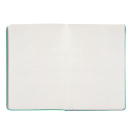 Cuaderno Con Gomilla Antartik Notes Tapa Dura A5 Hojas Puntos Rosa Y Turquesa 100 Hojas 80 gr Fsc