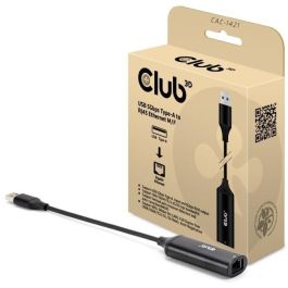 Club3D CAC-1421 Adaptador USB Tipo A a RJ45 5Gbps Ethernet Gigabit Negro para PC/Portátil