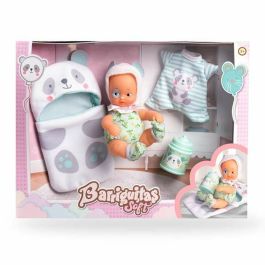 Muñeco barriguitas soft trousseau osito panda con pijama, saco de dormir y biberón Precio: 27.69000058. SKU: B12Q5GQW3J
