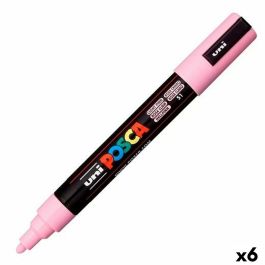 Marcador T.Opaca No Perm. Uni Posca 1,8 (Pc-5M) Rosa Claro 6 unidades