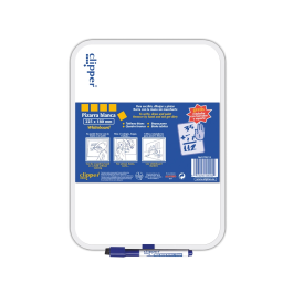 Alpino Pizarra Blanca Pequeña 25,5x18 cm con Rotulador Blister