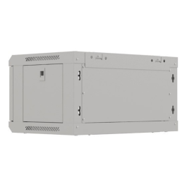 Lanberg Armario Rack 19 Pulgadas 4U 540x350x281mm Gris con Puerta Acristalada y Cerradura