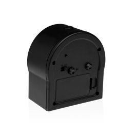 Reloj-Despertador Versa Negro Plástico Reloj-Despertador Versa Negro Plástico