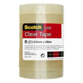 Scotch Cinta Transparente 508 Rollo 19 mm X 66M Pack 8 Unidades Precio: 7.49999987. SKU: B19D6MFFSK
