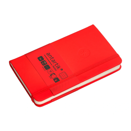 Antartik Cuaderno Tapa Dura A6 Rayas Rojo 100 Hojas 80gr FSC Colección Antartik Notes