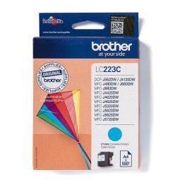 Brother Tinte LC-223C Cyan, Pack Individual, Rendimiento hasta 550 páginas Precio: 34.50000037. SKU: S8402003