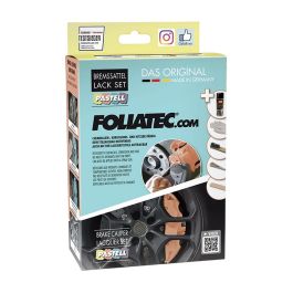 Foliatec FO2221 Pintura Esmalte para Pinzas de Freno Vainilla Cremoso - Juego 7 Piezas, Resistente Calor y Químicos, Cubre 4 Pinzas Foliatec FO2221 Pintura Esmalte para Pinzas de Freno Vainilla Cremoso - Juego 7 Piezas, Resistente Calor y Químicos, Cubre 4 Pinzas