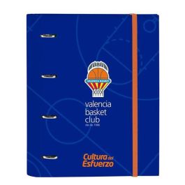 Carpeta Con Recambio Safta Din A4 Tapa Forrada 100 H 60 gr Cuadro 5 mm Valencia Basket Club 270x35x320 mm