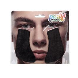 Patillas Negras Para Disfraz De Cowboy Lejano Oeste Americano Accesorio Adulto