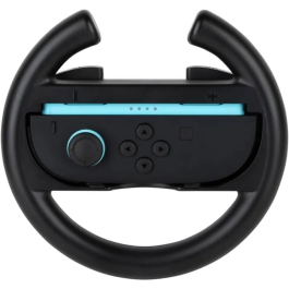 Konix Volantes de Carreras para Nintendo Switch con 2 Mandos Joy-Con, Negro, AACJP80522