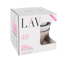 Set de 4 bols Vega Colors, 12 cm - 345 cc, marca LAV (6 Cajas) Set de 4 bols Vega Colors, 12 cm - 345 cc, marca LAV (6 Cajas)
