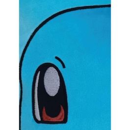 Pokemon POK3700891706711 Cojín Doble Cara Cuadrado Pikachu y Starter Microfibra 60 x 40 cm