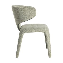 Silla Jaspeado Verde Tejido Salón 58 X 60 X 81 cm