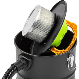 Fieldmann Aspirador de cenizas inalámbrico 20V FIE8590669330584 con Filtro HEPA Lavable