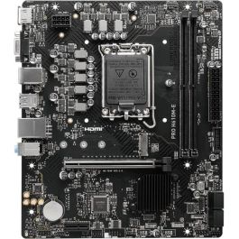 MSI PRO H610M-E Placa base Intel H610 LGA 1700 micro ATX, DDR5-SDRAM 96GB, soporta Intel Core/Celeron/Pentium, M.2, SATA III, 2.5 Gigabit Ethernet