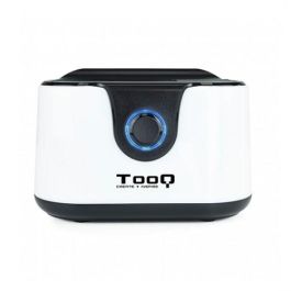 TooQ TQDS-802BW Docking Station Doble Bahía Discos Duros 2.5" 3.5" HDD/SSD, USB 3.0/3.1 Gen 1 (5Gbps), 8TB, Clonación UASP