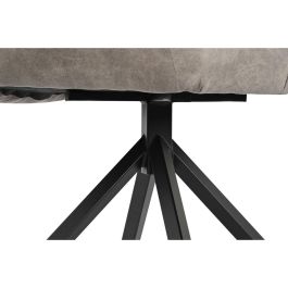 Silla Loft DKD Home Decor Gris Negro 58 x 83 x 55 cm Silla Loft DKD Home Decor Gris Negro 58 x 83 x 55 cm