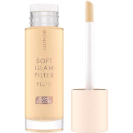 Catrice #010-fair Iluminador SOFT GLAM FILTER Fluid Glow Booster, Tono Fair, Prebase Luminosa, Vitamina E y Escualeno, 30 ml