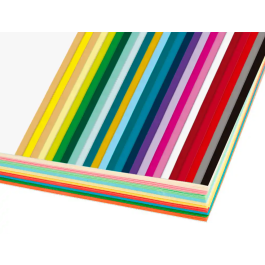 Liderpapel Papel Color A4 80gr Paquete de 100 Hojas (25 Colores Surtidos)
