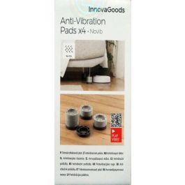 Set de Pies Antivibración Apilables Novib InnovaGoods 4 Unidades