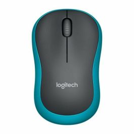 Logitech M185 Ratón Inalámbrico Ergonómico Plug-and-Play Nano Receptor USB, Pila 1 Año, Garantía 3 Años
