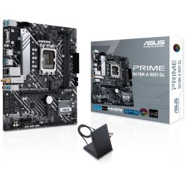 ASUS PRIME H610M-A WiFi DDR4 Placa Base para PC, Socket LGA 1700, Compatible con Intel Core i3/i5/i7/i9, Memoria DDR4, Factor de Forma micro ATX Precio: 141.50000029. SKU: B14V9KRBRH
