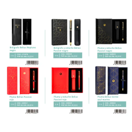 Belius Expositor Lote Bolígrafo 36 Piezas 3 Niveles MDF 600x420x750 mm