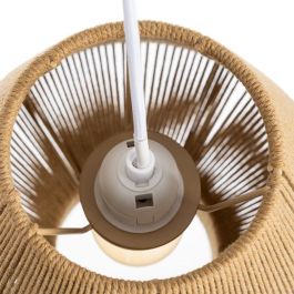 Lámpara Techo Natural Cuerda de Papel 25,50 X 25,50 X 26 cm