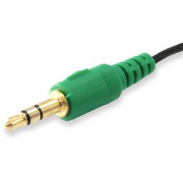 Equip Cable Divisor Audio Jack 3.5 mm Hembra a 2 Macho Negro 130mm
