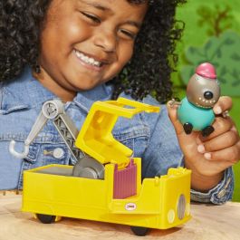 Hasbro Peppa Pig Remolque Del Abuelo Dog F9519 Camión Grúa con Figura Juguete para Niños +3 años