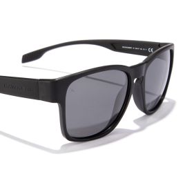 Hawkers Gafas de Sol Polarizadas CORE RAW #Black Dark Unisex Montura Metal TR90 Cuadradas