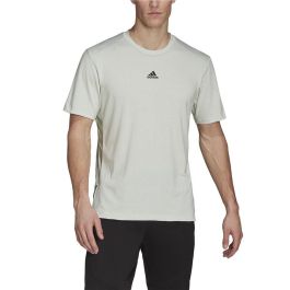 Camiseta de Manga Corta Hombre Adidas Aeroready Blanco M