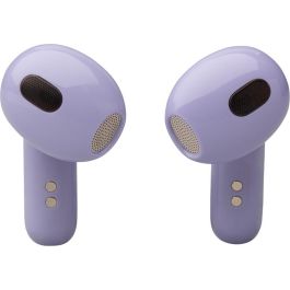 JBL JBLLIVEFLEX3PUR Auriculares True Wireless Live Flex 3 con Cancelación Ruido Adaptativa, Sonido Espacial, Estuche Carga Inteligente, 50h Batería, Púrpura