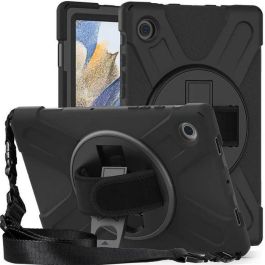 eSTUFF Funda Defender Cuerpo Completo para Samsung Galaxy A8 10.5 con Protector de Pantalla Integrado y Soporte 360° - Negro