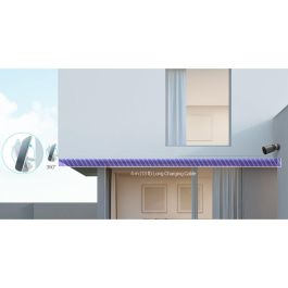 Ezviz EZV1702308991283 Cámara de Seguridad BC1C 4MP con Panel Solar, Batería 8 Meses, Detección Humana, Visión Nocturna