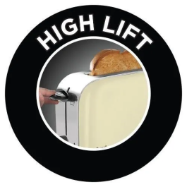 Russell Hobbs 21395-56 Tostador Ranura Alargada Classic Cream