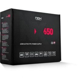 Fuente de Alimentación Nox NX/ 650W/ Ventilador 14cm Fuente de Alimentación Nox NX/ 650W/ Ventilador 14cm