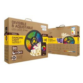 Tiras LED Muvit iO Negro Multicolor Dorado F 5 m