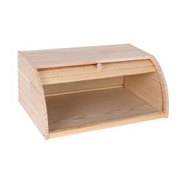 Quttin Panera de Madera con Persiana 40 x 25.5 x 18 cm para Cocina y Despensa (4 Unidades)