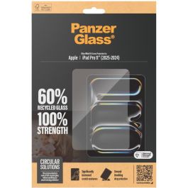 PanzerGlass Protector Pantalla Ultra-Wide Fit para Apple iPad Pro 11" (2024) - Anti-rayas, Anti-golpes, Transparente