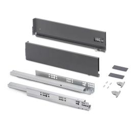 Emuca Cajón exterior Vertex con regulación 3D de altura 131mm, 40kg, profundidad 300mm, Acero, Gris antracita Emuca Cajón exterior Vertex con regulación 3D de altura 131mm, 40kg, profundidad 300mm, Acero, Gris antracita Precio: 27.98999951. SKU: B18B2CB9E3