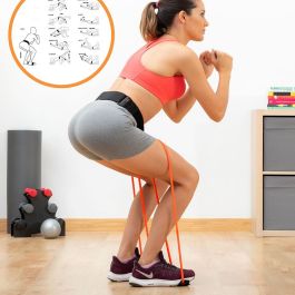 Cinturón con Bandas de Resistencia para Glúteos y Guía de Ejercicios Bootrainer InnovaGoods