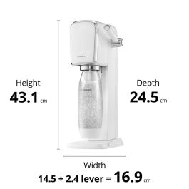 Máquina de Soda sodastream ART WHITE Blanco 1 L