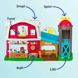 Fisher-Price JGX08 - Conjunto de juego multilingüe Little People Animales de granja