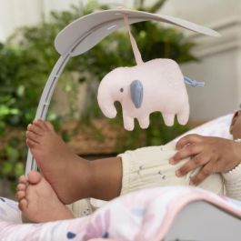 Ingenuity ING17377 Mecedora para bebé 3 en 1 Keep Cozy Burst - 3 posiciones - Arco con peluches extraíbles - Hasta 18 kg