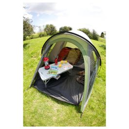 Coleman Darwin 4 Plus Tienda de Campaña Iglú para 4 Personas, 7.8 m², con Vestíbulo, Verde