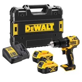 Taladro Percutor Xr 2X18V Li-Ion 5Ah Dcd709P2T S/Escobillas Dewalt Precio: 292.49999977. SKU: B16LCCXANE